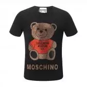 moschino t-shirt size m-3xl classi teddy bear pearl decoration